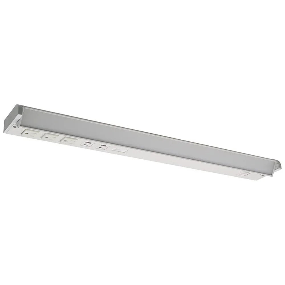 24" 12W 110V Under Cabinet 5CCT w/ USB & Receptacle - Westgate Mfg