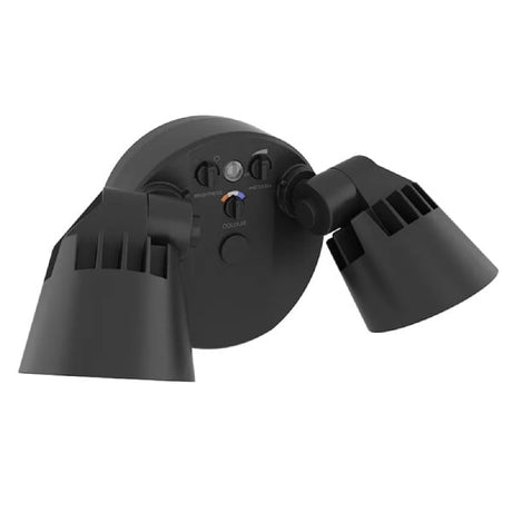 2-Head Dual-Power Tri-Color Motion LED Security Light - Westgate Manufacturing