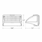 11/21/32/42W Tri-Color Cut-Off Wall Pack - Westgate Manufacturing