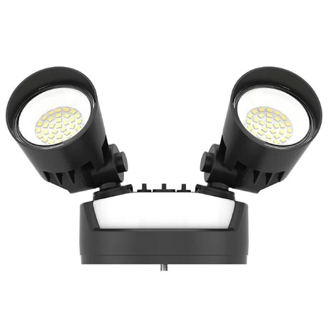 2-Head Dual-Power Tri-Color LED Security Light - Westgate Manufacturing
