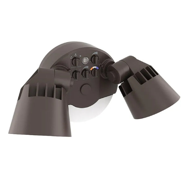 2-Head Dual-Power Tri-Color LED Security Light - Westgate Manufacturing