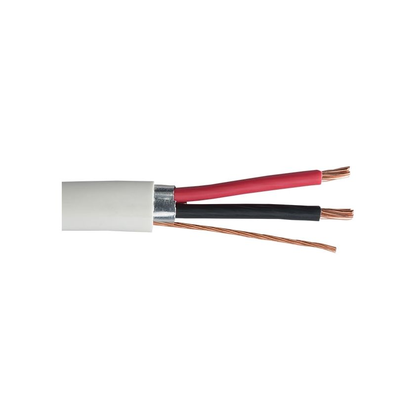18/2 Shielded LED DC Wire White 500'-BSA