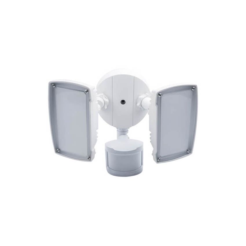 2-Head White LED Security Light-SAB