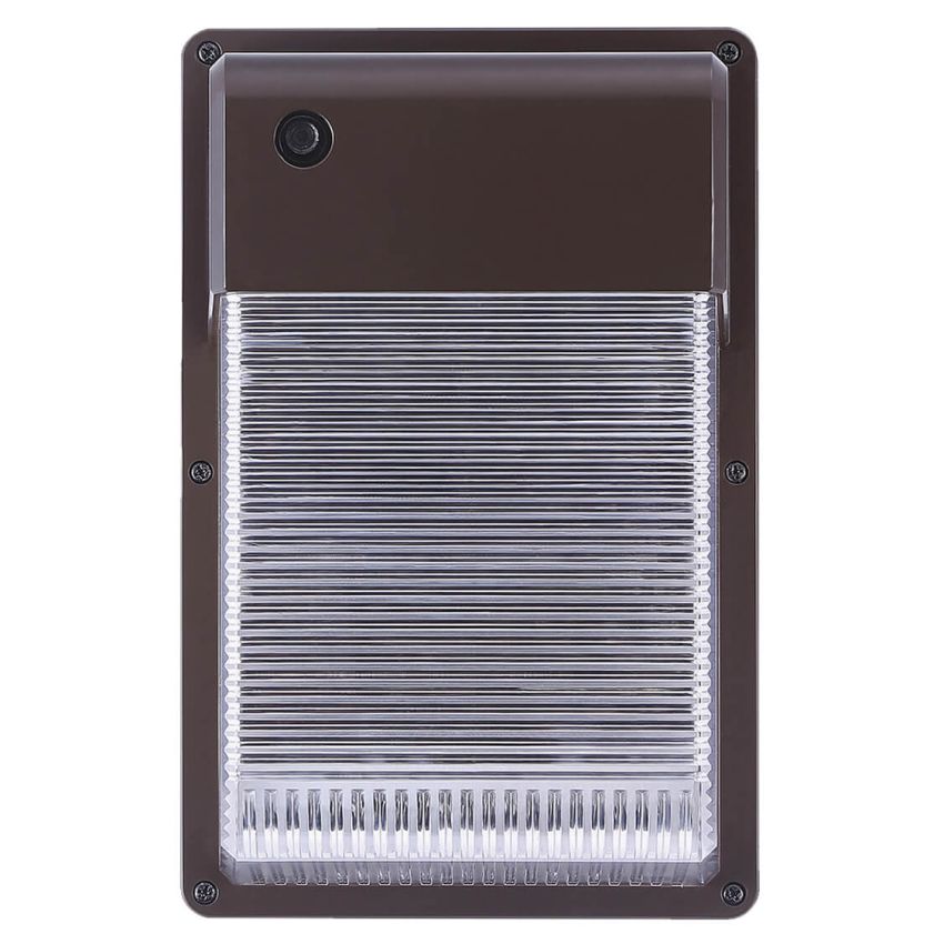 25W Bronze Wall Pack LED Light w/ Photo Sensor 5000K-CTL