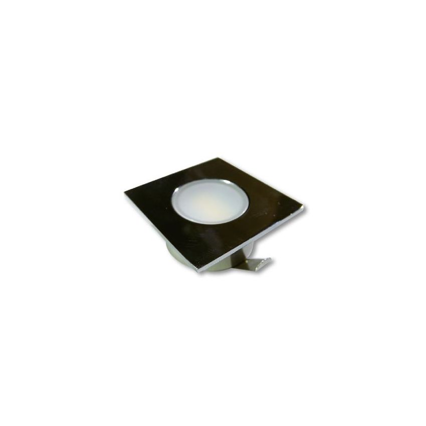 1.5W Mini Chrome Square Recessed Light-RCH