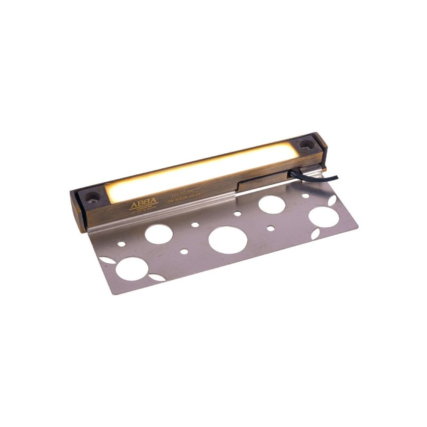 3W 7” Cast Brass LED Hardscape Light-ABB