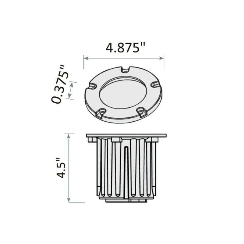 In-Ground Bronze Brass Well Light-ABB