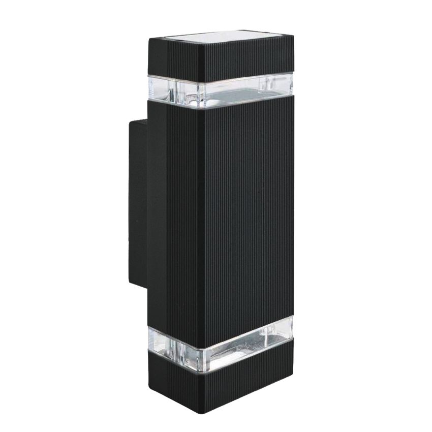 20W Black Square Up and Down Wall Sconce-AH
