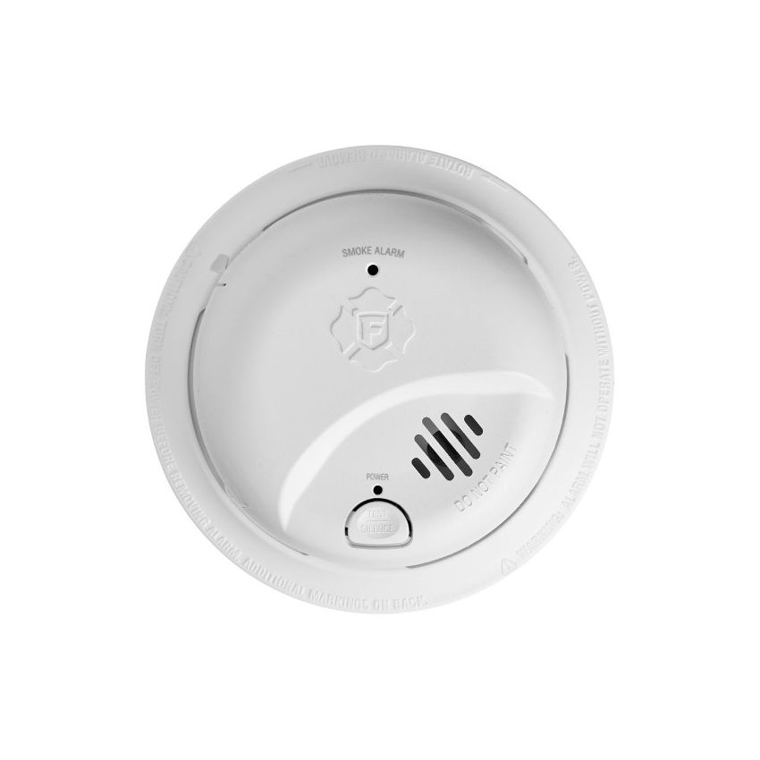 Hardwired Smoke Detector w/ Battery Back-up-BRK