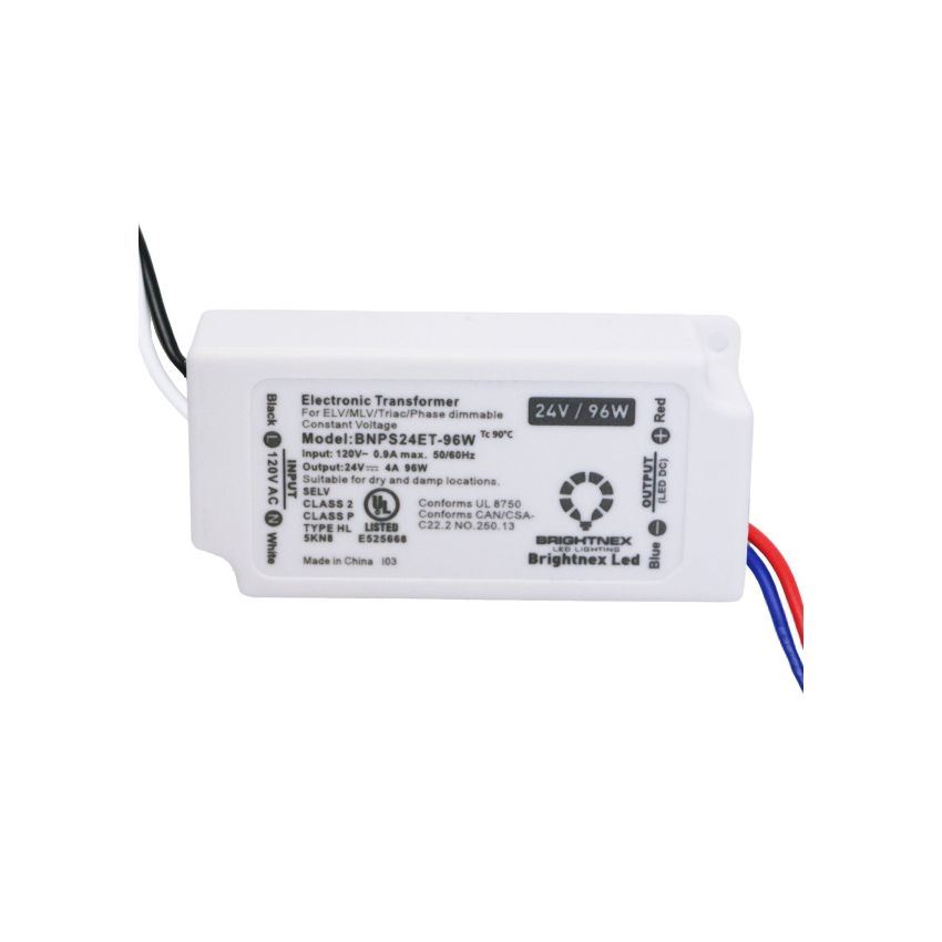 96W 24V Compact Dimmable LED Power Supply-BRT