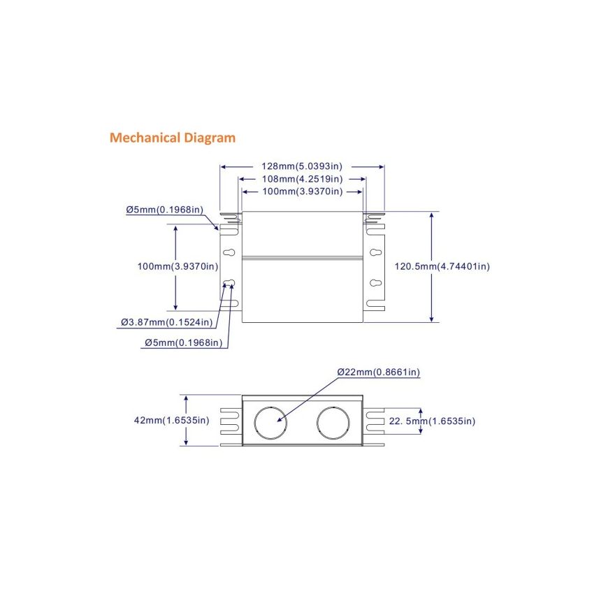 96W 24V ELV/MLV/Triac Dimmable Transformer-BRT