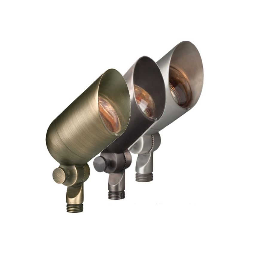 Cast Brass LED Landscape Up Light 535B-CL