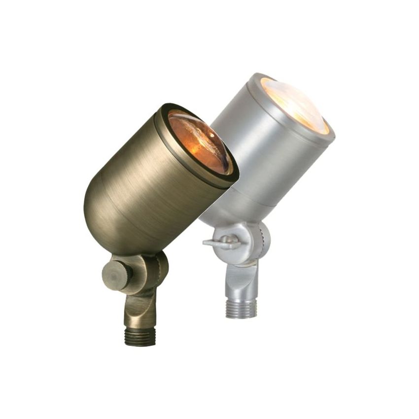 Bullet Cast Brass LED Landscape Up Light 545B-CL