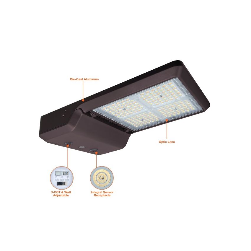 140W-240W Multi-Power Tri-Color Area LED Light-ENV