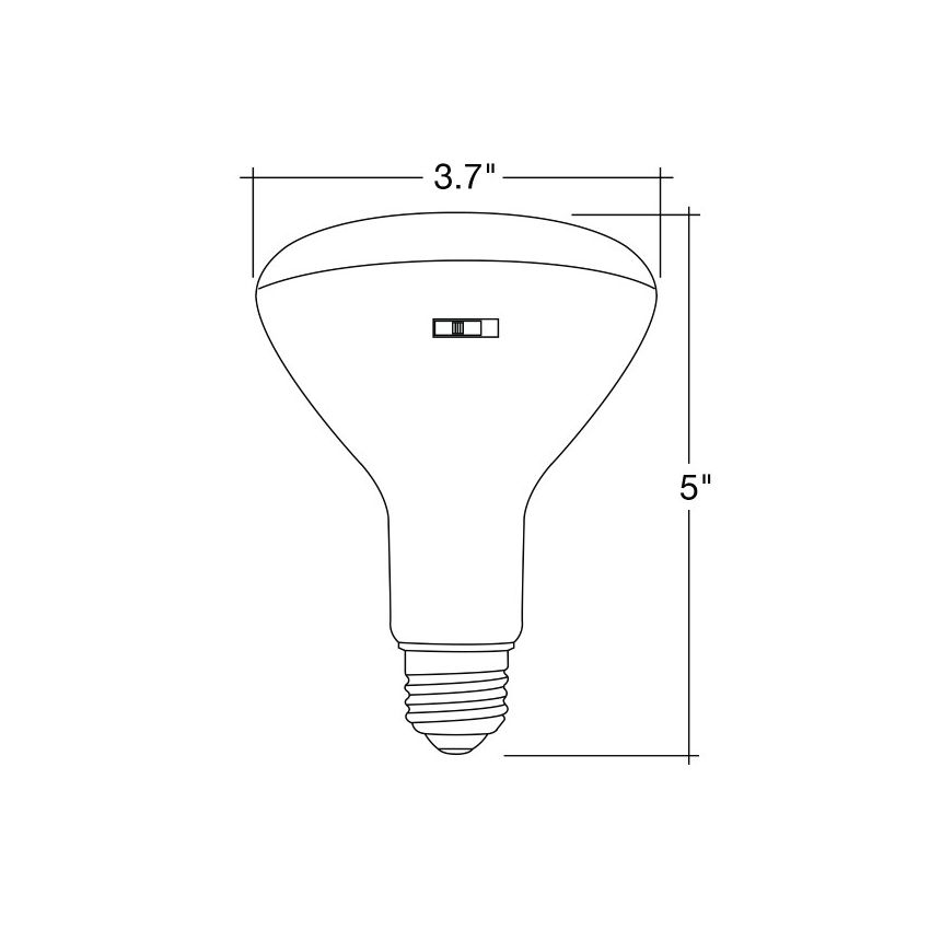 BR30 8.5W 5CCT Dimmable LED Bulb-ENV