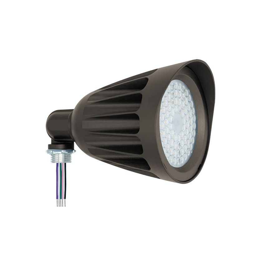 25W Tri-Color Knuckle Mount Bullet LED Flood Light-ENV