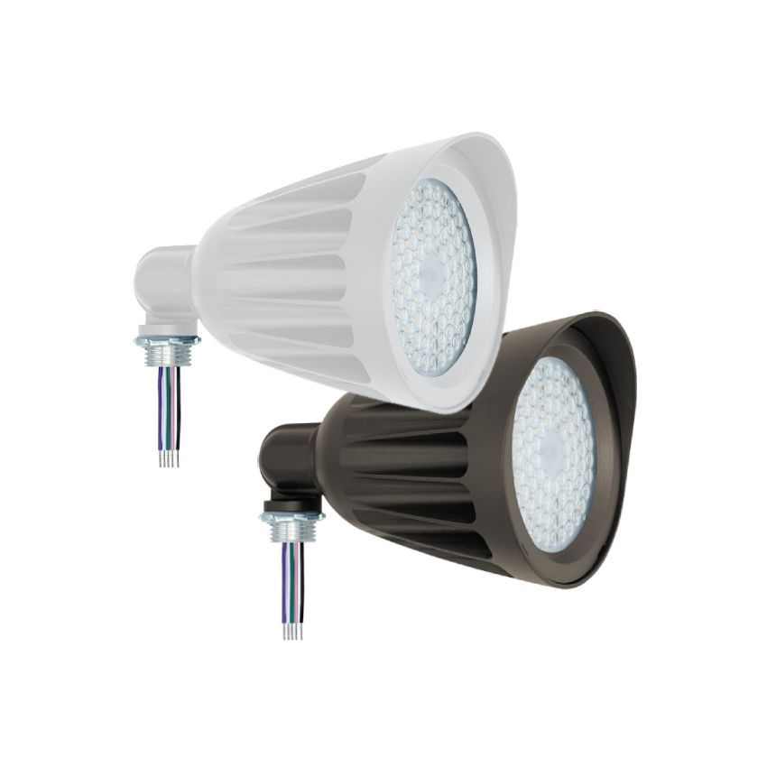 25W Tri-Color Knuckle Mount Bullet LED Flood Light-ENV