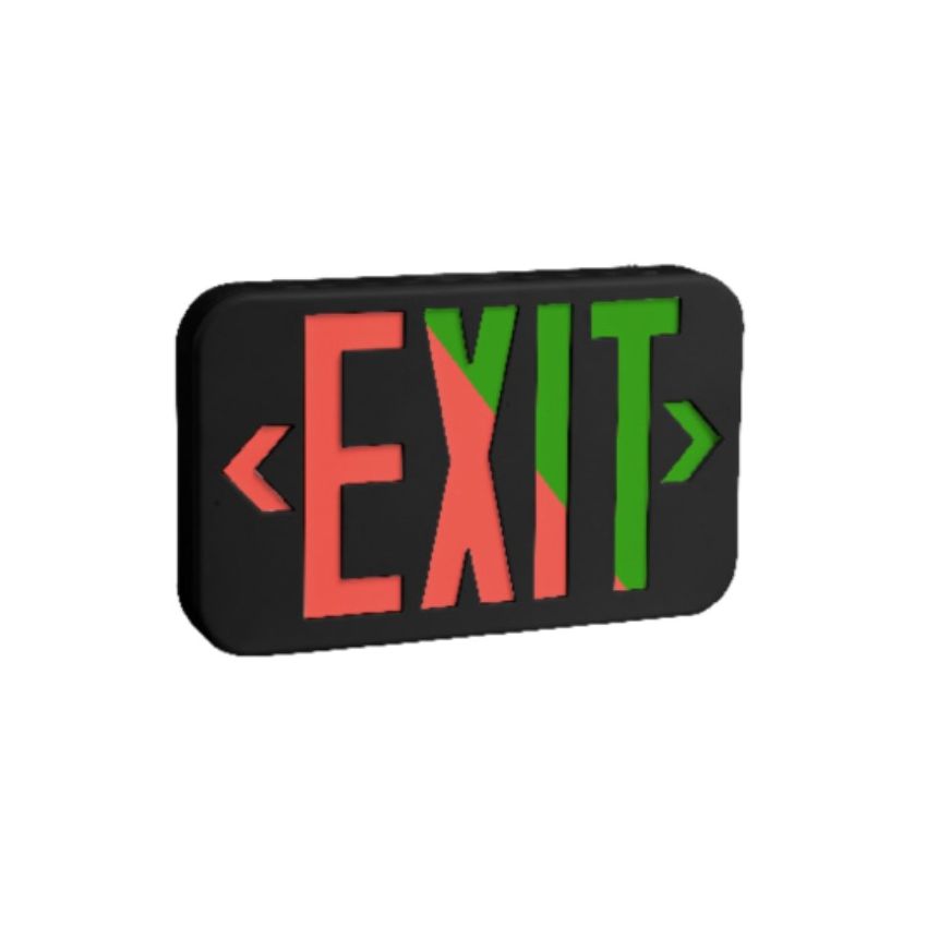 Single/Double Faced Two Color Emergency LED Exit Sign-ENV