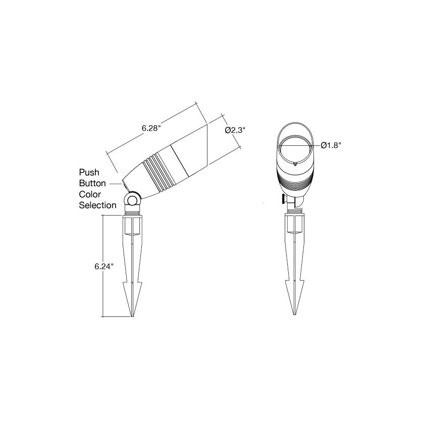5W RGB+5-CCT Built-in LED Up Light-ENV