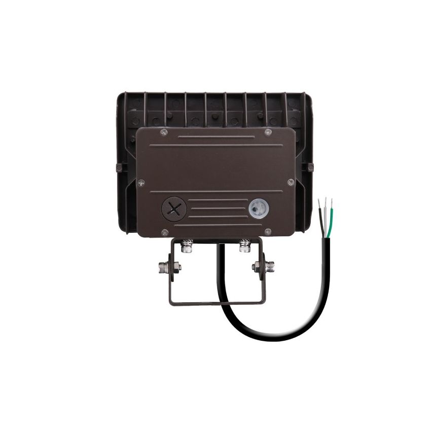 35W/50W Dual-Power Tri-Color Trunnion Mount LED Flood Light w/ Photocell-ENV