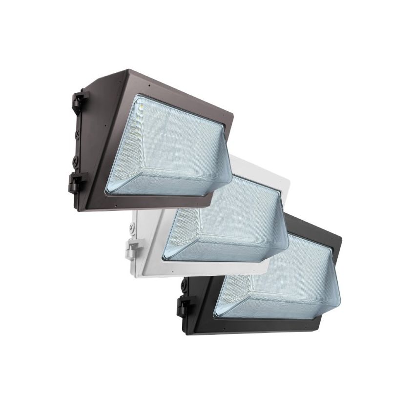 40W-120W Tri-Color Traditional Non-Cutoff LED Wall Pack w/ Photocell-ENV