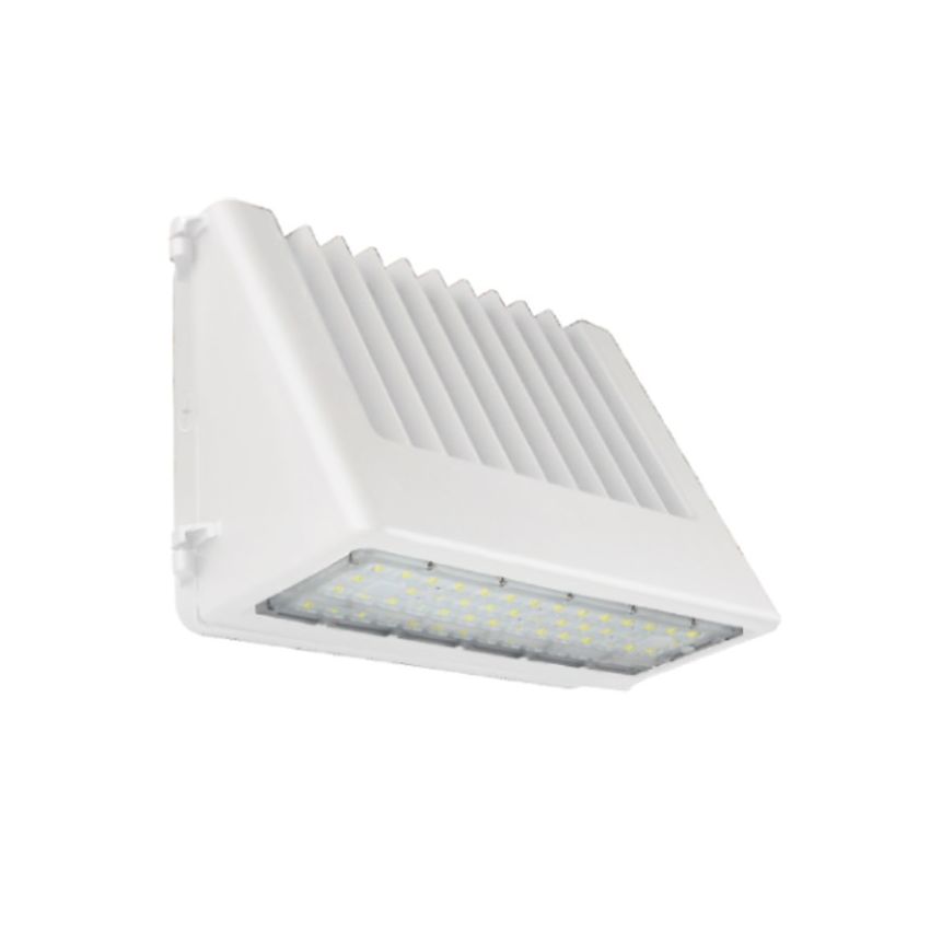 16/32/48/64/80W Tri-Color Cut Off Wall Pack w/ Photocell-ENV