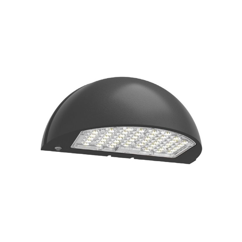 48/64/80W Tri-Color Semi-Circle Wall Pack w/ Photocell-ENV