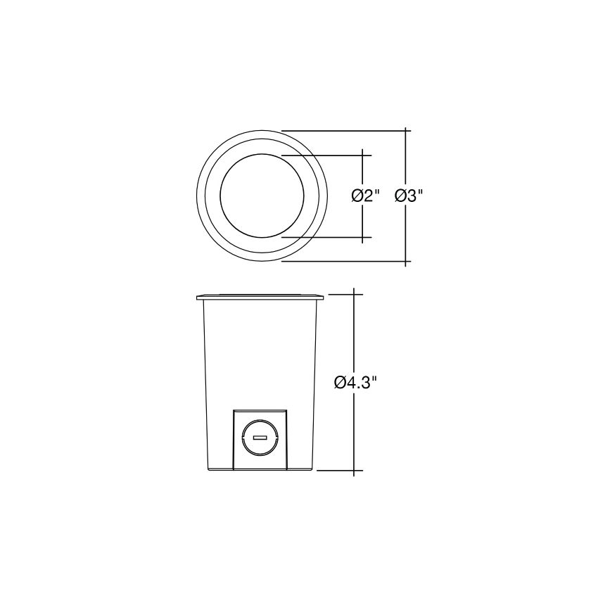 9W 12-24V Small Flat 5CCT Well Light-ENV
