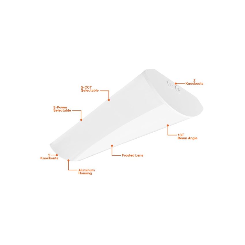 2ft x 14in 5-Color Tri-Power Wrap Around Fixture-ENV