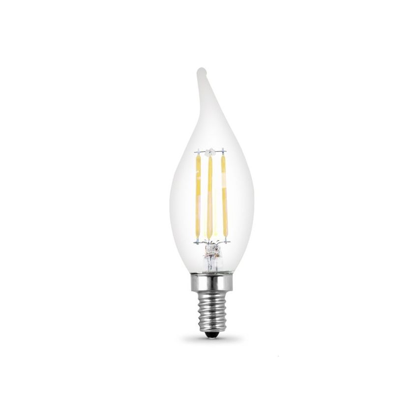 E12 3W Flame Tip LED Filament 4-Pack 2700K-FT