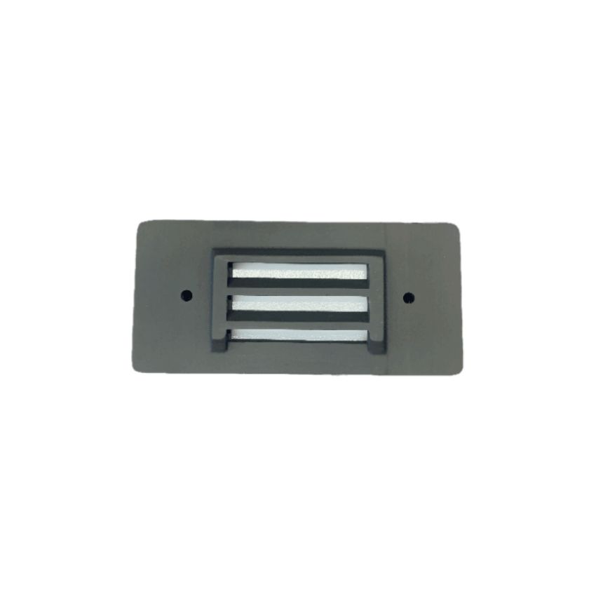 2W Solid Brass Surface Mount Louver Step Light 3000K-JET