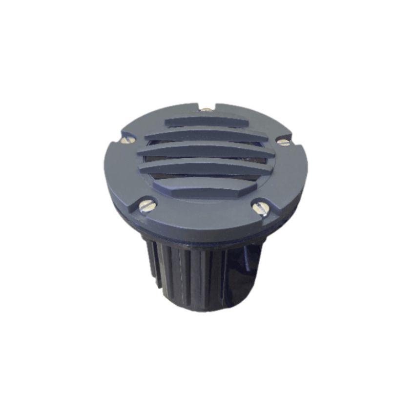 In-Ground Grill Dark Bronze Brass Well Light-JET