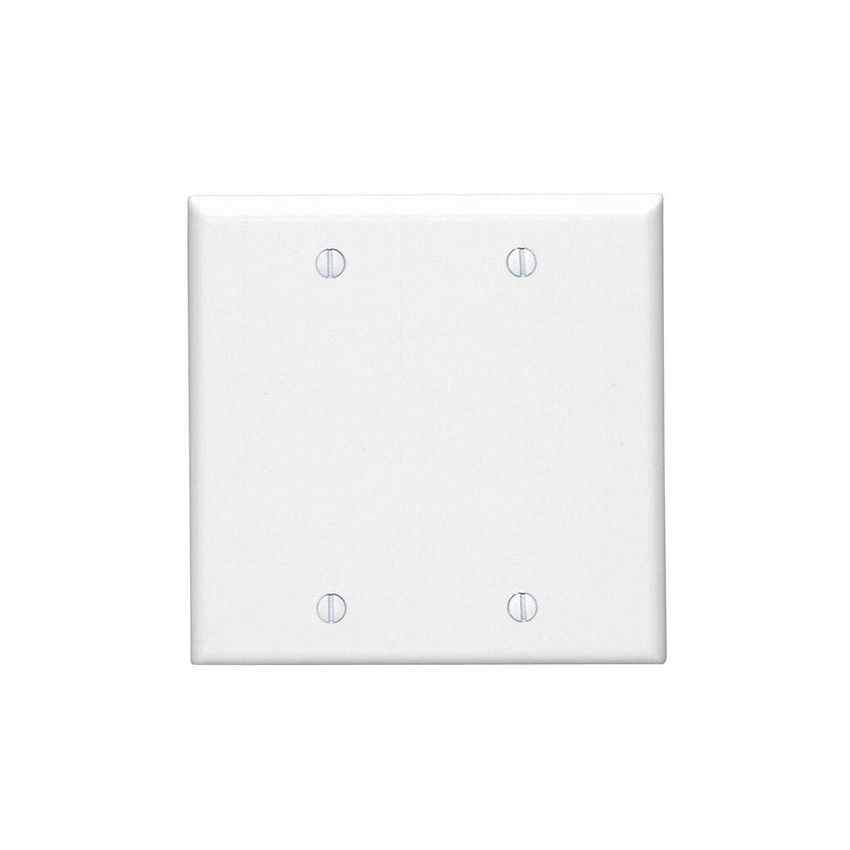 2 Gang Blank Wall Plate-LEV