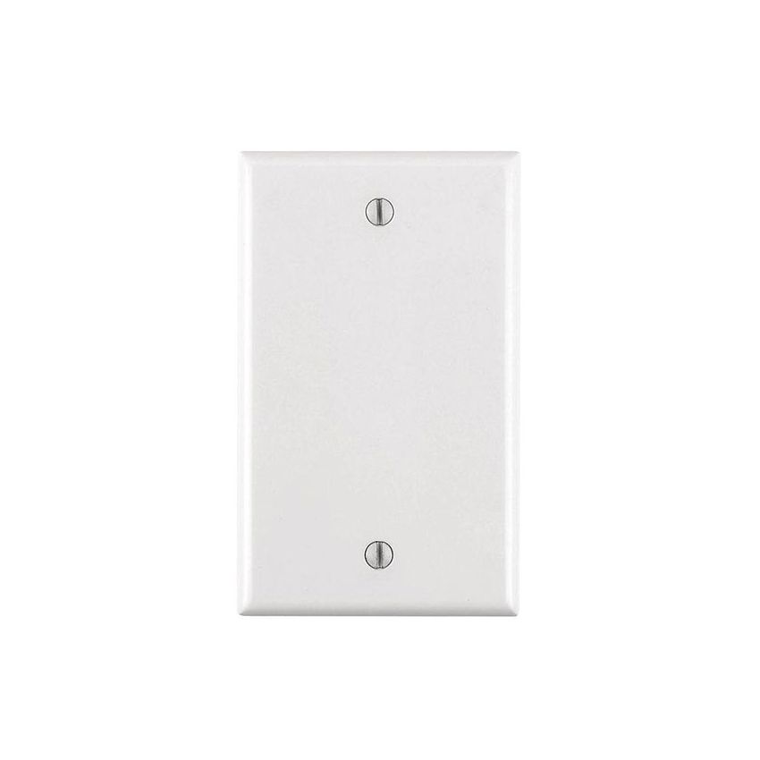 Single Gang Blank Wall Plate-LEV