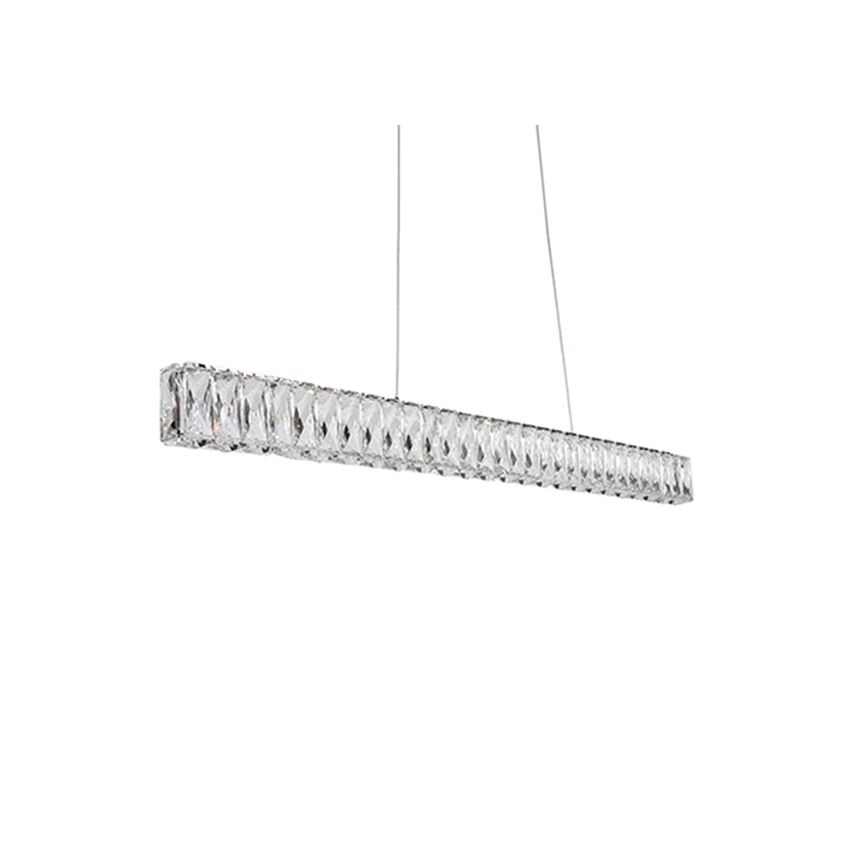 Linear Crystal LED Pendant Fixture 4000K-KUZ