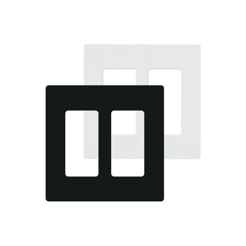2 Gang Claro Wall Plate-LUT