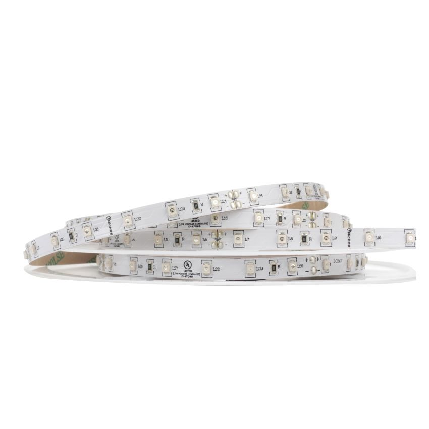 1.5W/ft Decorative Color UL LED Strip SMD3528 60/m 16'-RCH