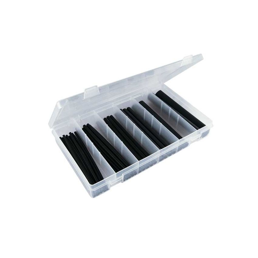 Black Shrink Tubing Kit 100 Piece Kit-WC