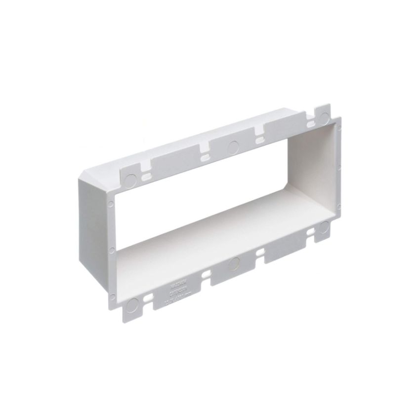 10pcs Four Gang Electrical Outlet Box Extender, White Plastic