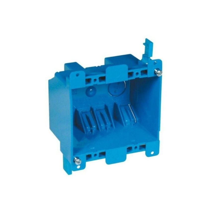 60pcs Double Gang Plastic Remodel Electrical Box, UL Listed