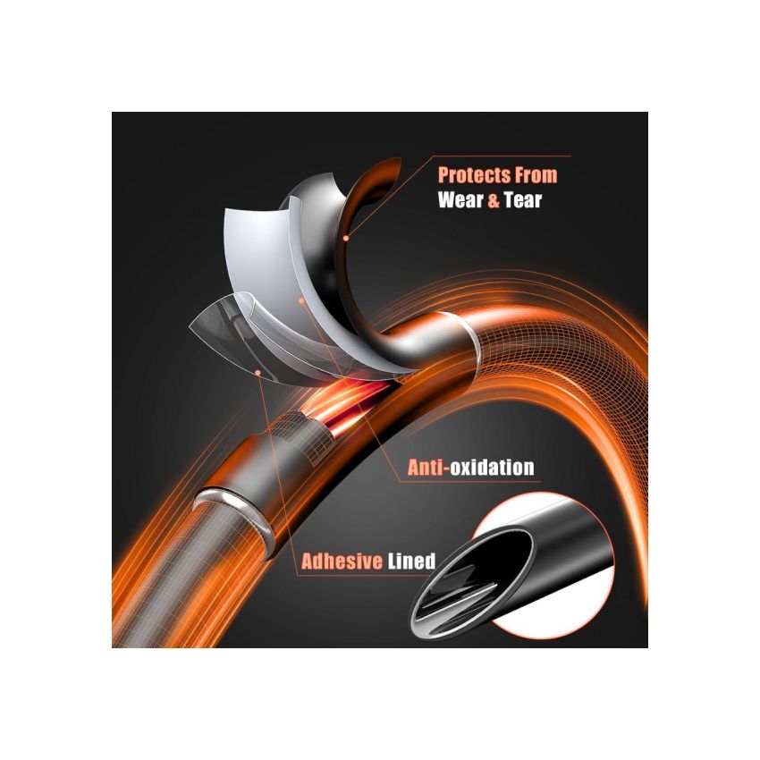 Black Shrink Tubing Kit 100 Piece Kit-WC