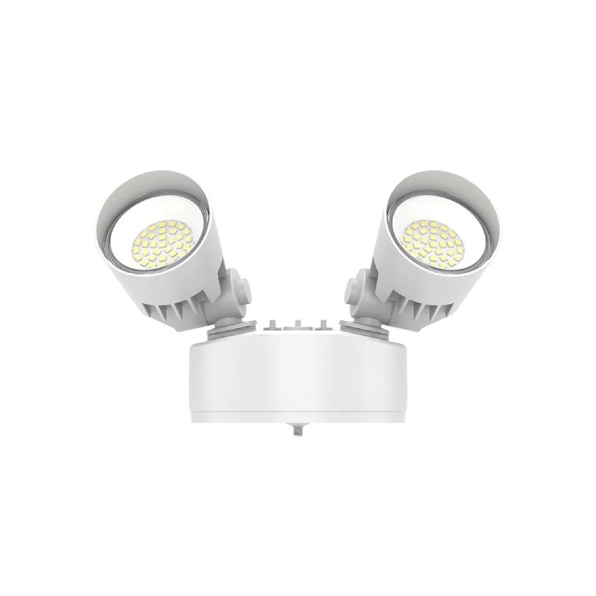 2-Head Dual-Power Tri-Color Motion LED Security Light-WST