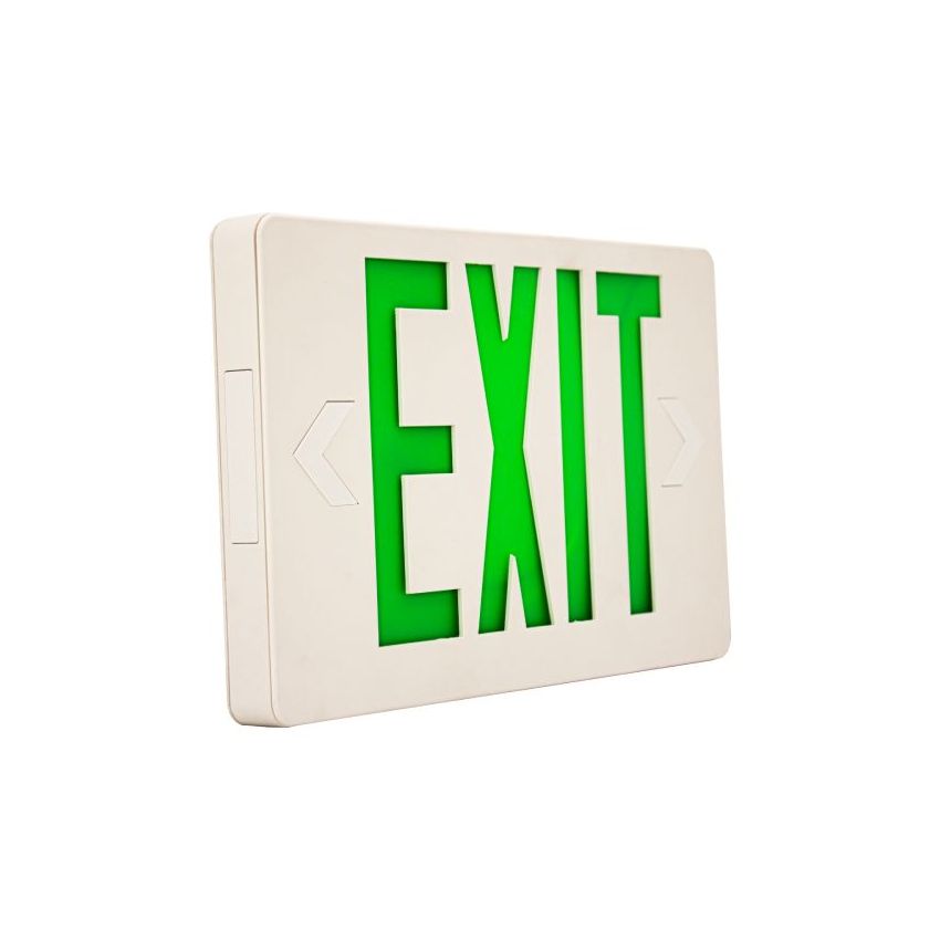Super Slim Exit Sign  w/ Battery Back Up
