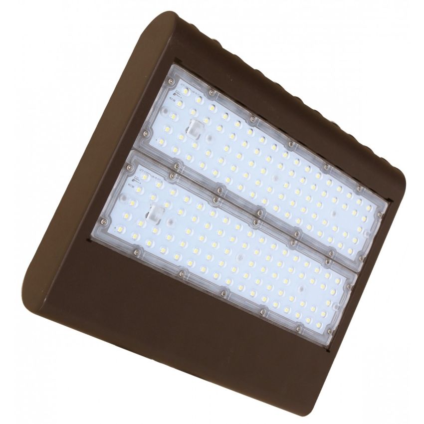 100W Slim High Lumen LED Flood Light-WST-Straight Arm-3000k