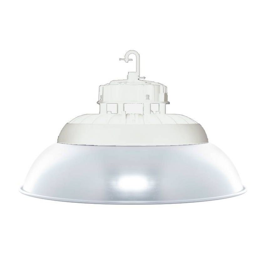 150W Sleek UFO LED High Bay Light w/ Reflector-WST-Aluminum Reflector-3000k-white