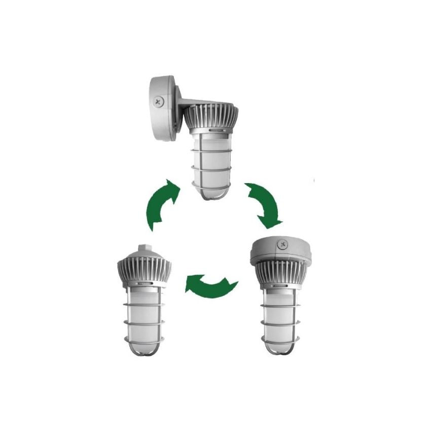 12W Adjustable Universal Vapor Tight Fixture-WST