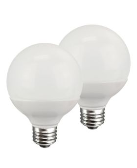 5.5W G25 Frosted Globe LED Bulb 2700K 2 Pack-CTL