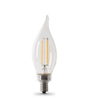 E12 5.5W Flame Tip LED Filament 2PK-FT