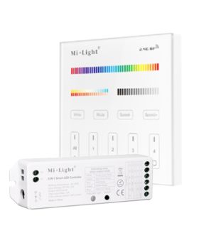 RGB + Tunable White 4 Zone 110V Mi Light Wall Controller Set