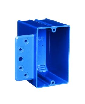 100pcs Single Gang Plastic Outlet Box With Side Bracket